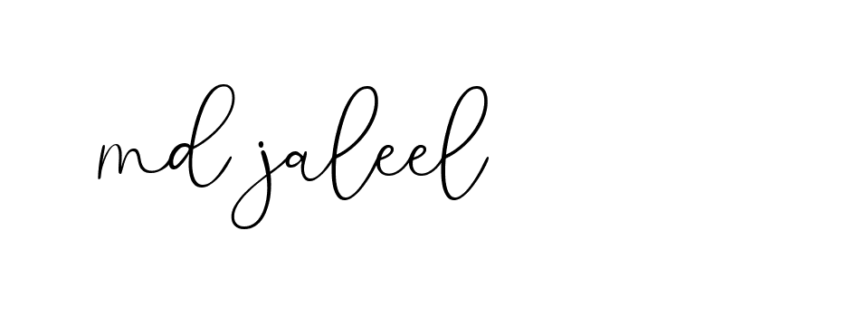 Signature of md-jaleel-