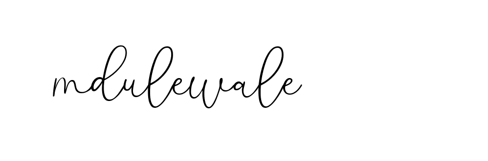 Signature of mdulewale