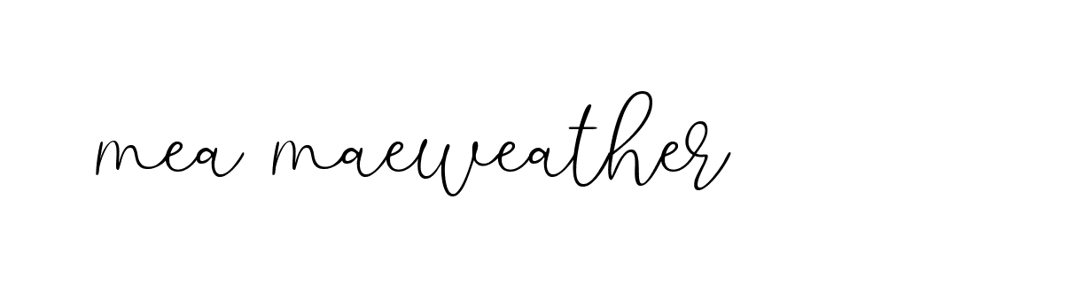 Signature of mea-maeweather