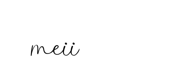 Signature of meii