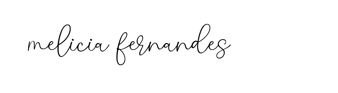 Signature of melicia-fernandes-