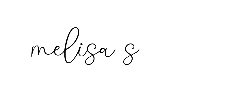 Signature of melisa-s