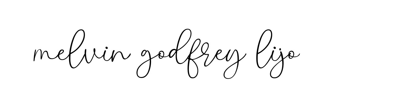 Signature of melvin-godfrey-lijo