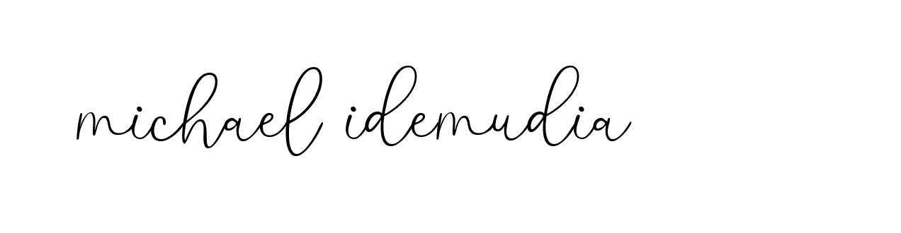 Signature of michael-idemudia