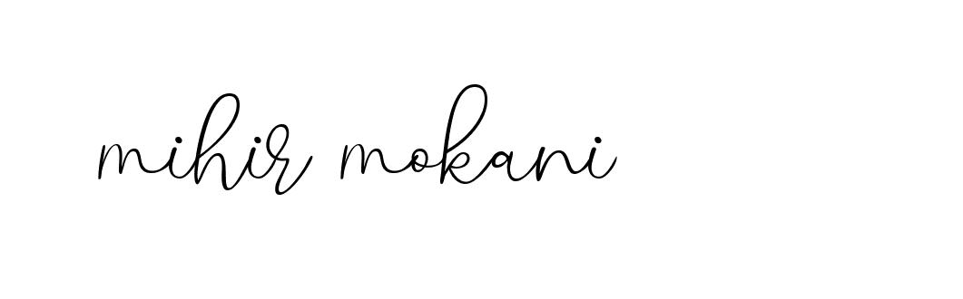 Signature of mihir-mokani