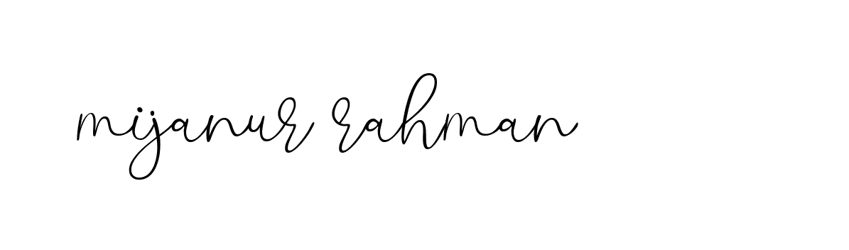 Signature of mijanur-rahman