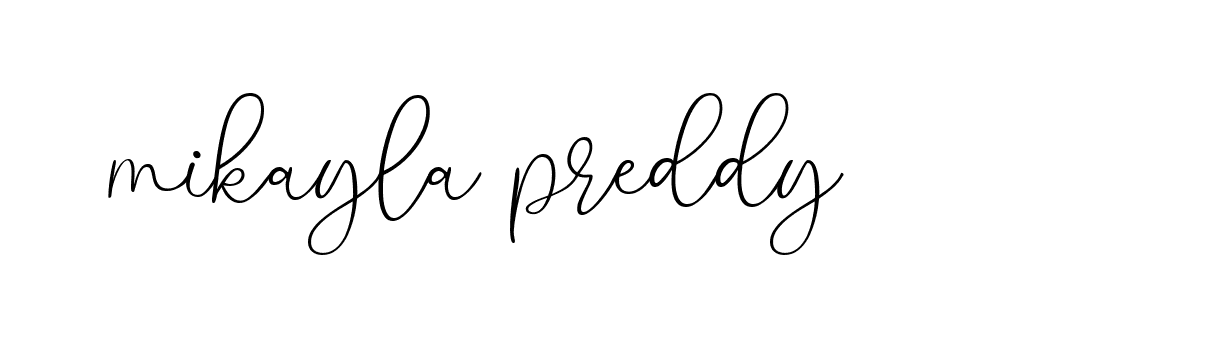 Signature of mikayla-preddy