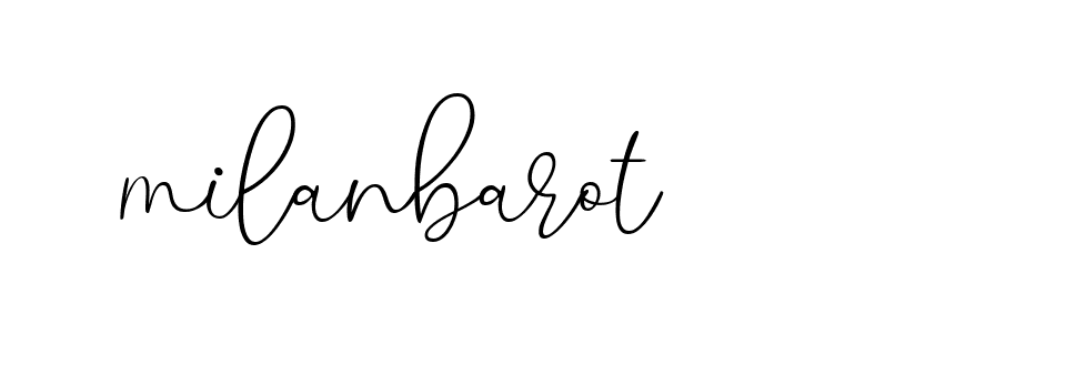 Signature of milanbarot