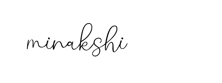 Signature of minakshi