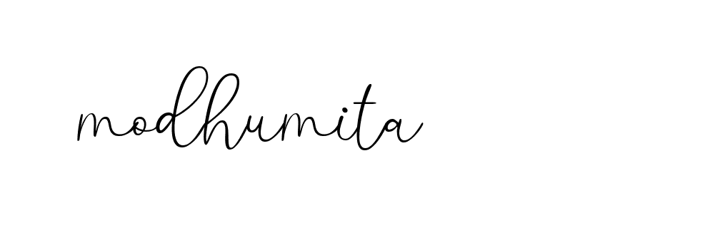 Signature of modhumita-