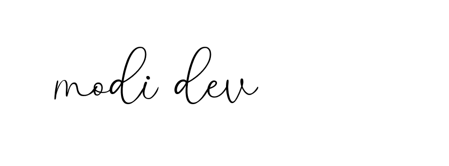 Signature of modi-dev