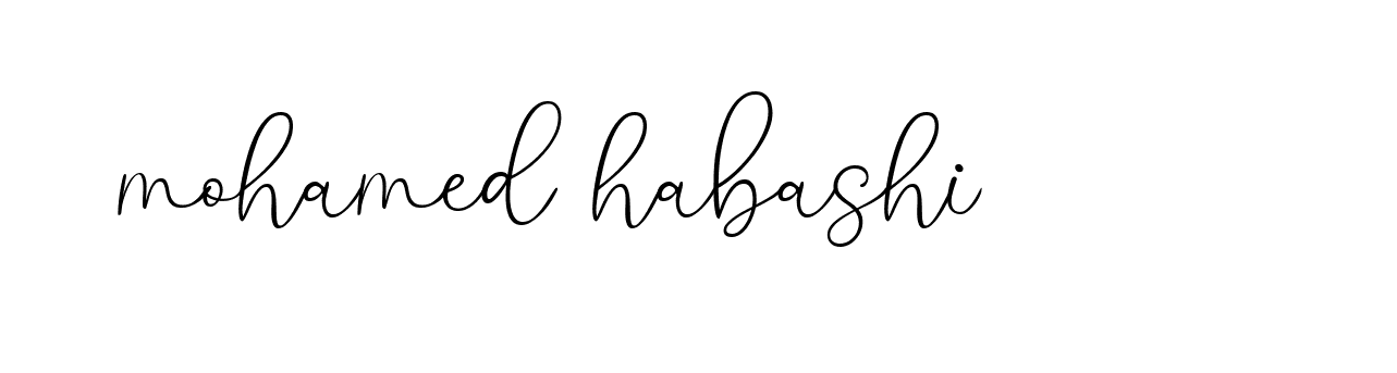 Signature of mohamed-habashi