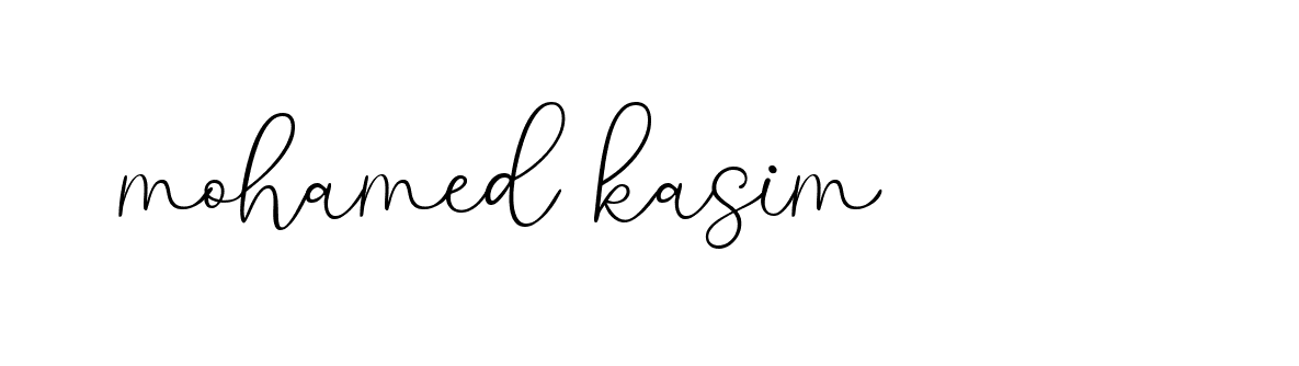 Signature of mohamed-kasim