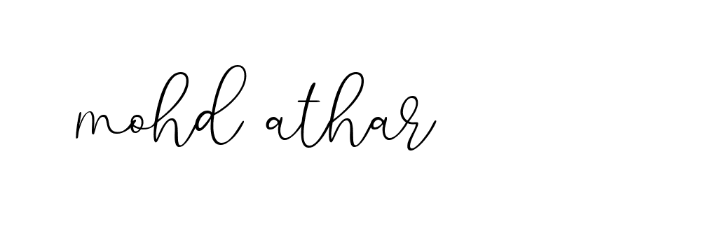 Signature of mohd-athar