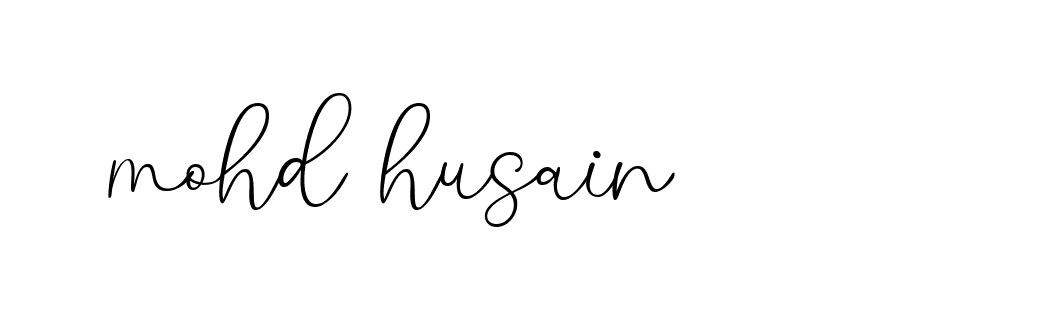 Signature of mohd-husain