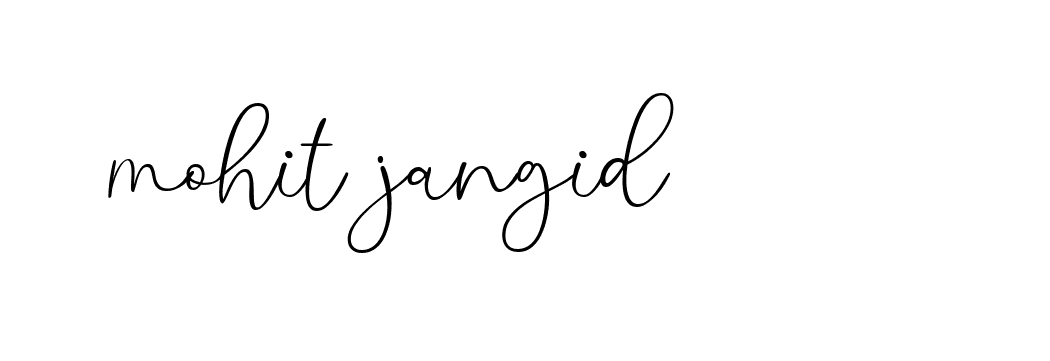 Signature of mohit-jangid