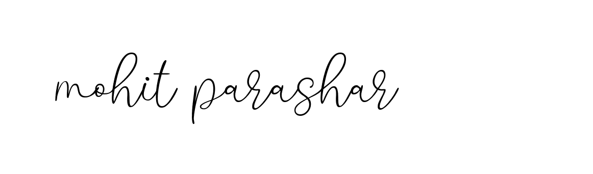 Signature of mohit-parashar