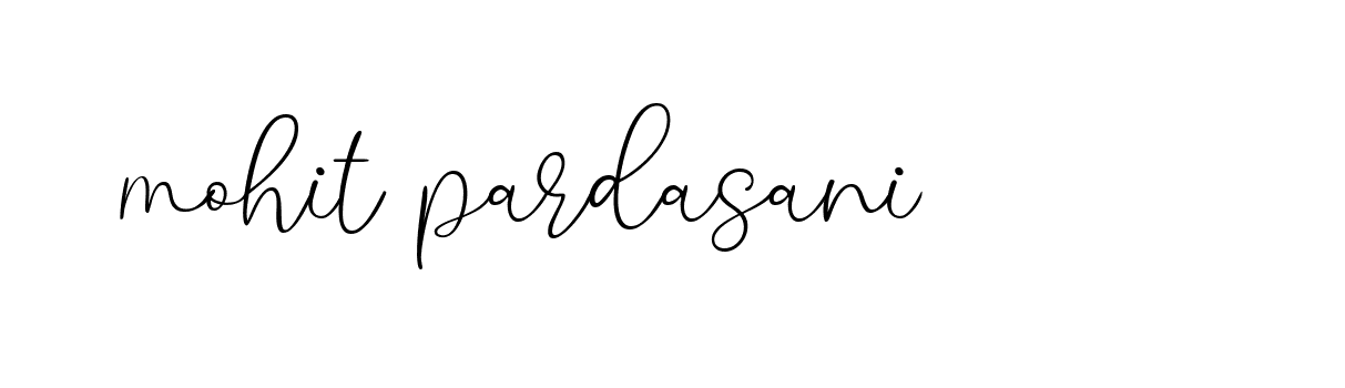 Signature of mohit-pardasani