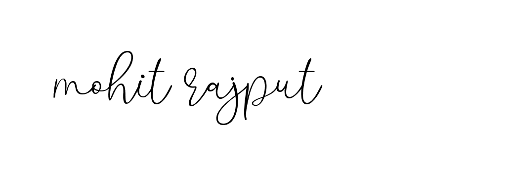 Signature of mohit-rajput