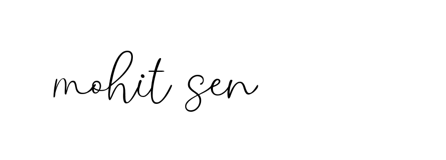 Signature of mohit-sen