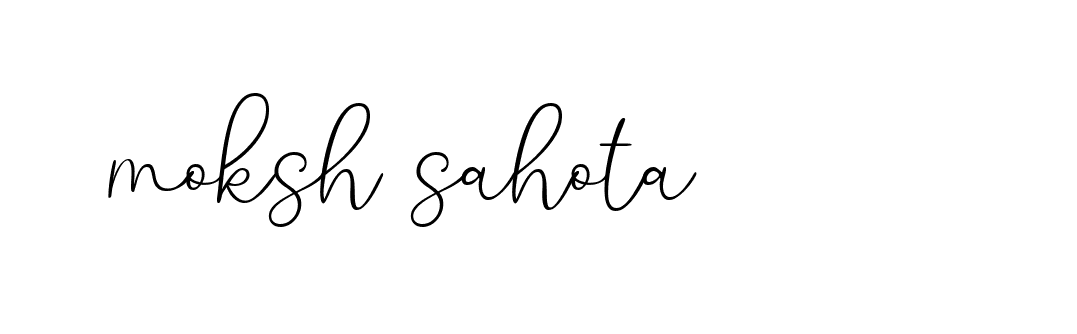 Signature of moksh-sahota