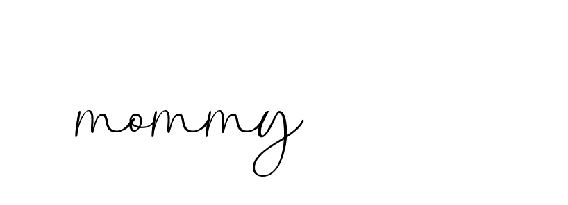 Signature of mommy