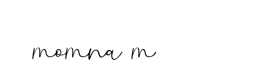 Signature of momna-m