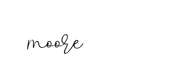 Signature of moore