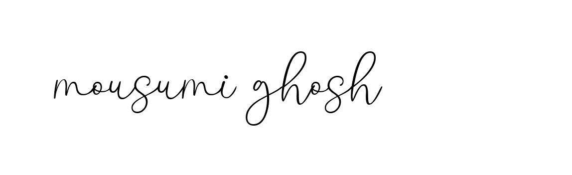 Signature of mousumi-ghosh