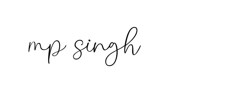 Signature of mp-singh