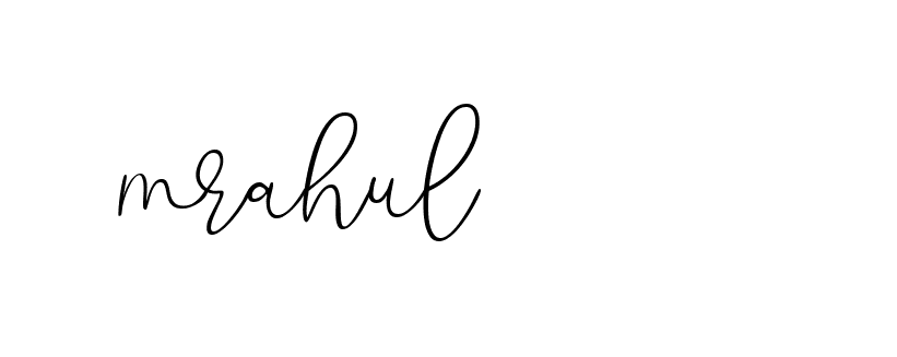 Signature of mrahul