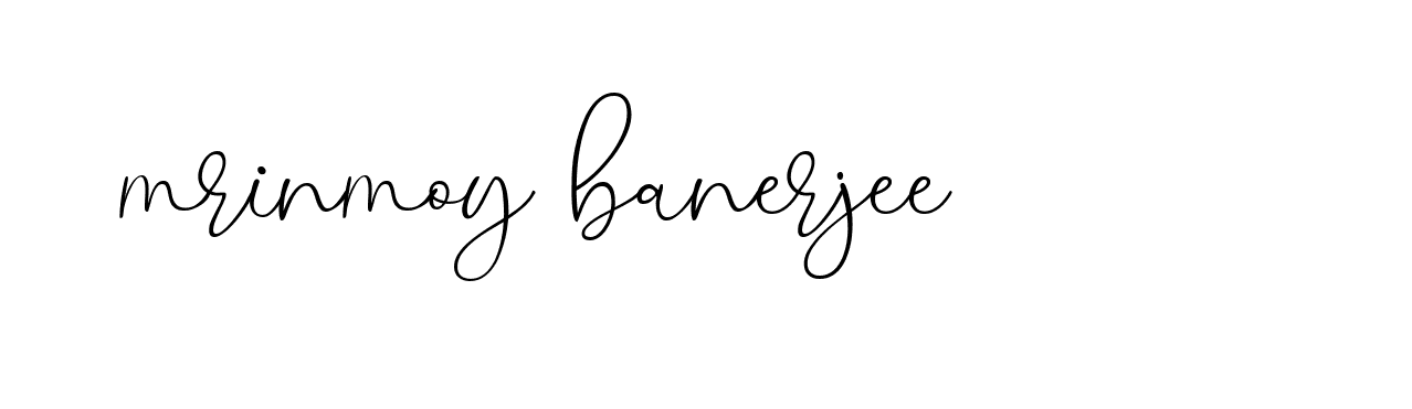 Signature of mrinmoy-banerjee-