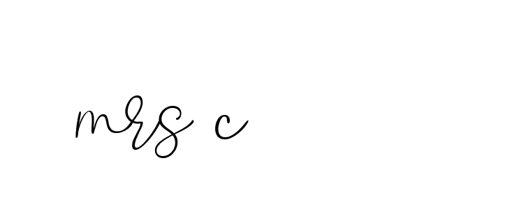 Signature of mrs-c