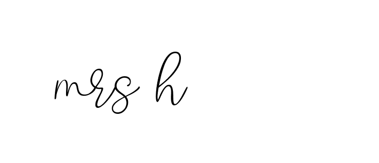 Signature of mrs-h