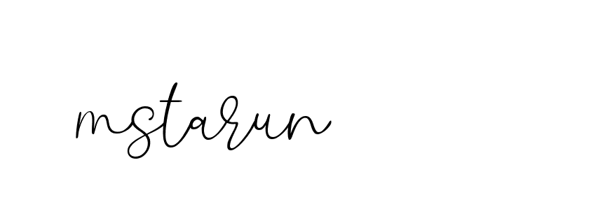 Signature of mstarun