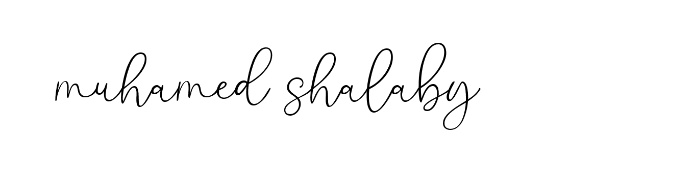 Signature of muhamed-shalaby-