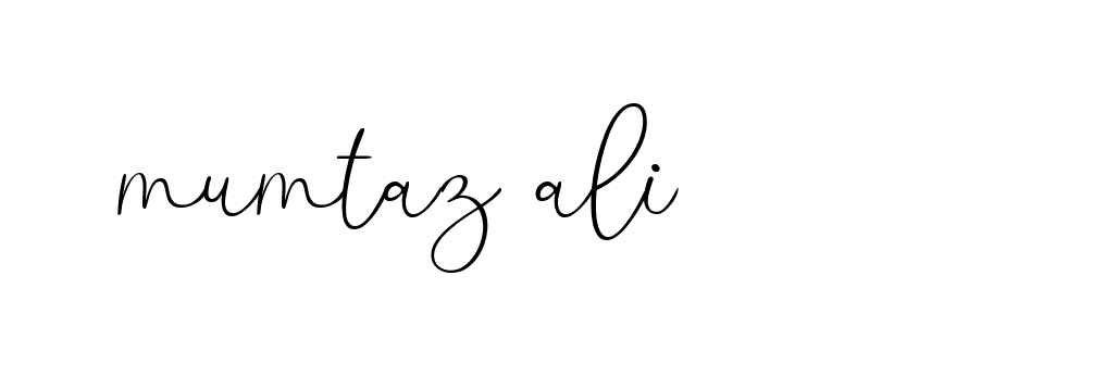 Signature of mumtaz-ali