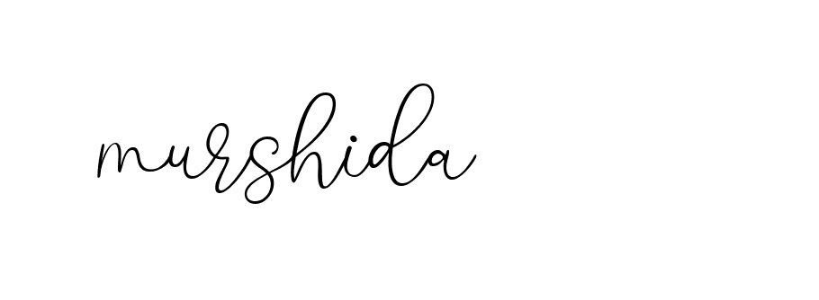 Signature of murshida