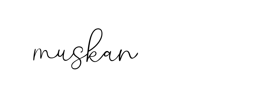 Signature of muskan-