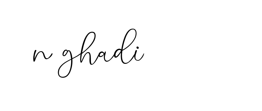 Signature of n-ghadi