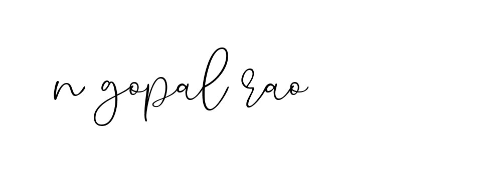 Signature of n-gopal-rao