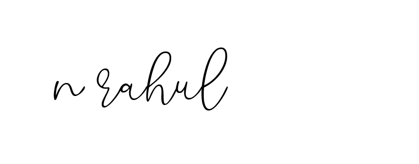 Signature of n-rahul