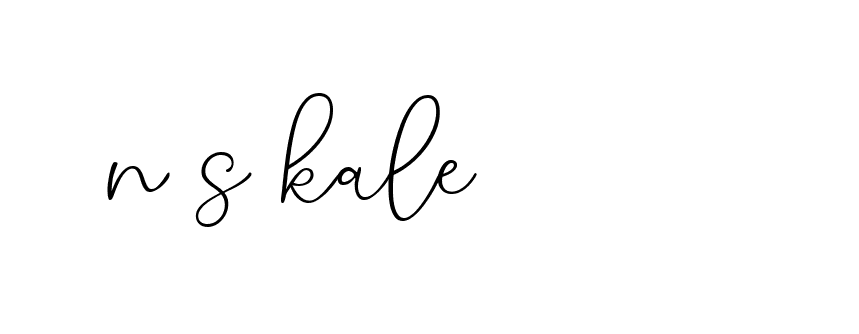 Signature of n-s-kale