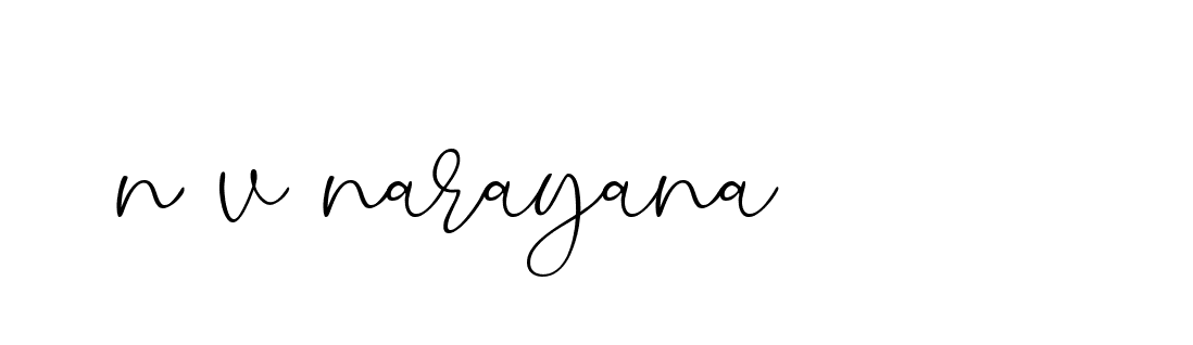 Signature of n-v-narayana