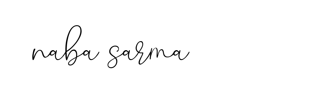 Signature of naba-sarma-