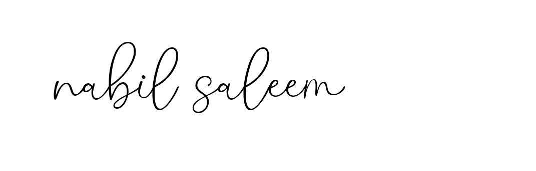 Signature of nabil-saleem