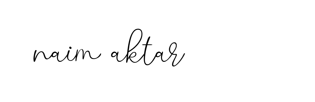 Signature of naim-aktar-