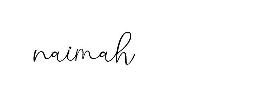 Signature of naimah-