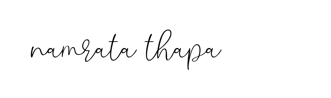 Signature of namrata-thapa