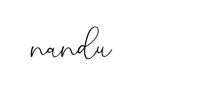 Signature of nandu